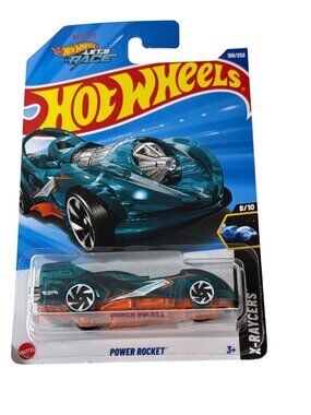Hot Wheels Power Rocket HW X Raycers 1:64 Diecast Car New